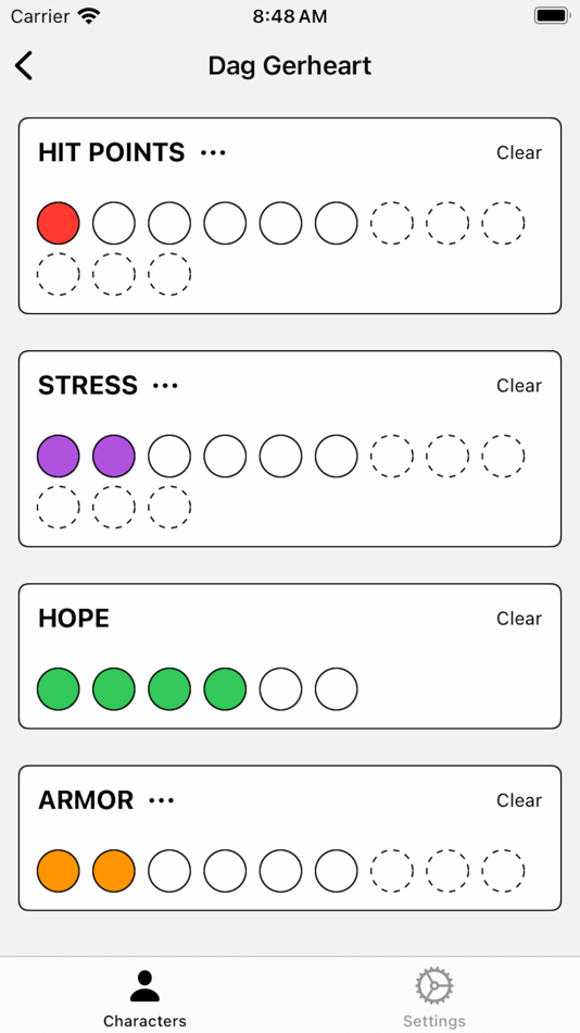 #2. Daggerheart Tracker (iOS) 由: Eric Miller