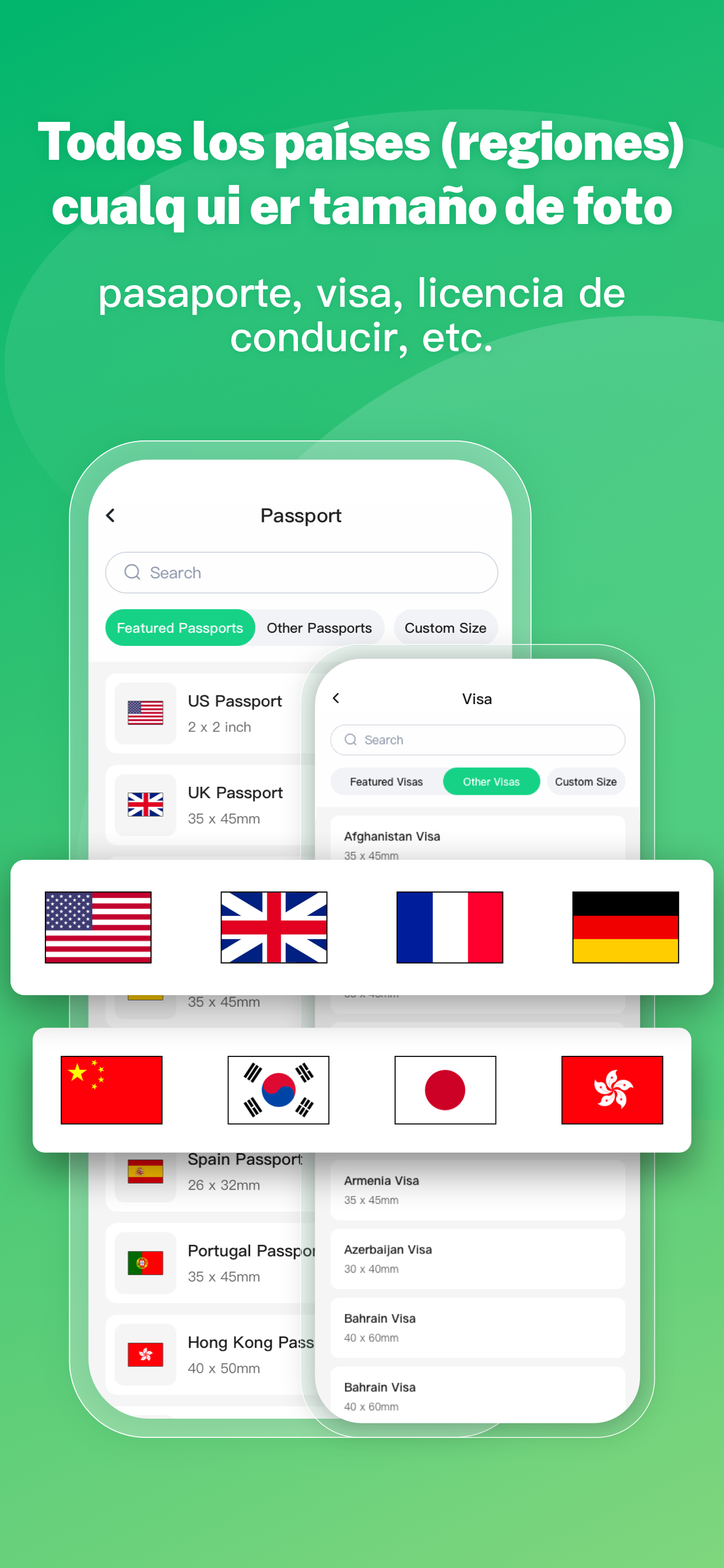 Foto Carnet-Foto Pasaporte