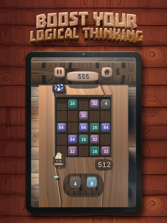 2048 Puzzle - Power of Two 3D