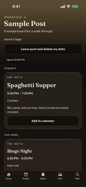 Canteen Board screenshot 1