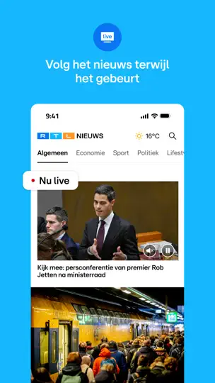 RTL Nieuws & Entertainment iPhone Ekran Görüntüsü 4