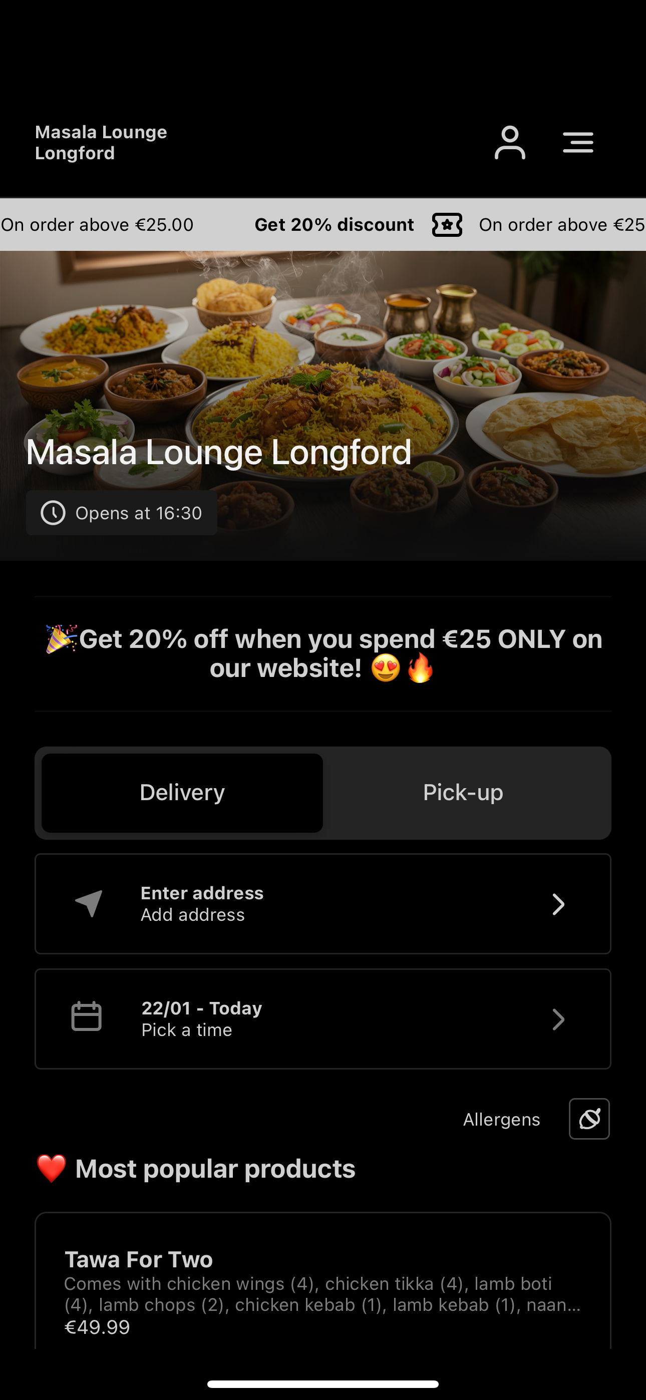 Masala Lounge Longford