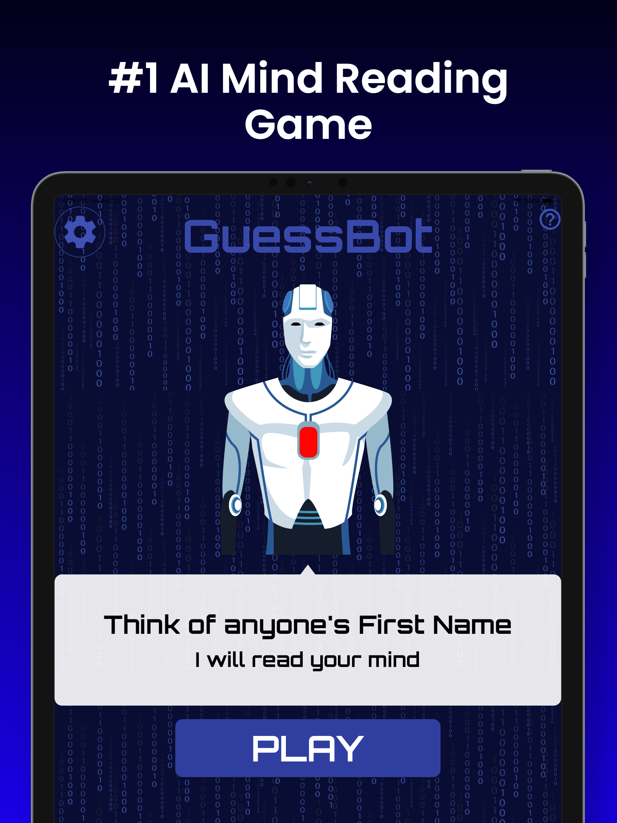 GuessBot: AI Mind Reader