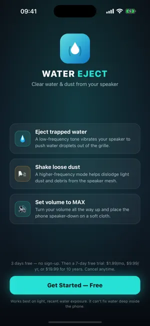Water Eject & Dust Clean screenshot 3