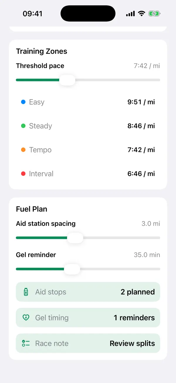 Screenshot #3 pour Pace Calculator Pro Max