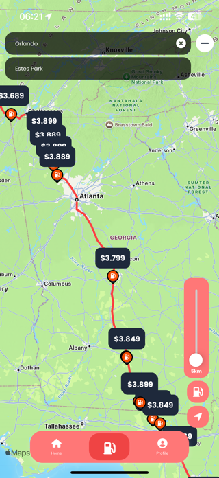 Half Tank App Screenshot 2 of 4