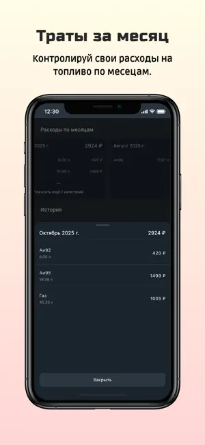 Rusoil iPhone screenshot 3