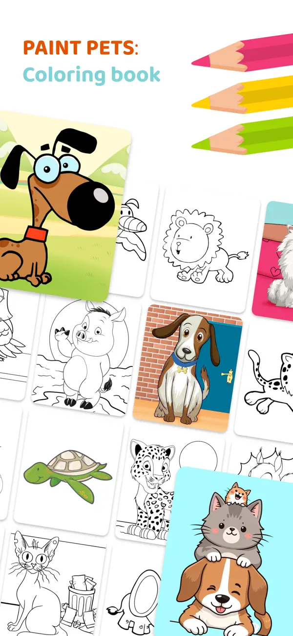Screenshot #1 pour Peindre des animaux et des chi