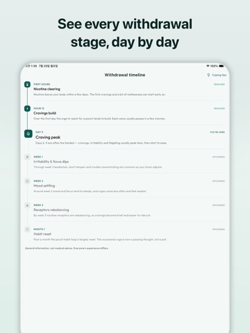 Unpouched: Quit Nicotine iPad screenshot
