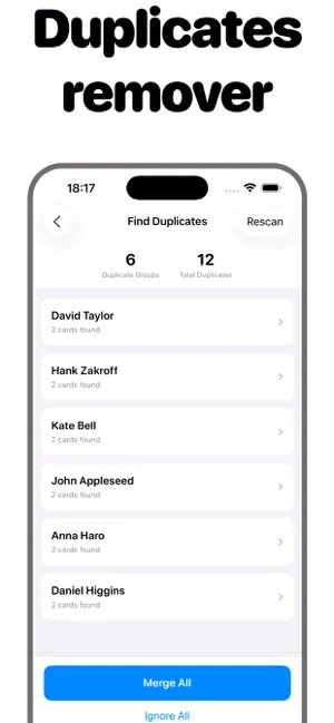 Delete Contacts ` screenshot 2