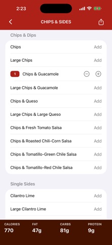 App screenshot
