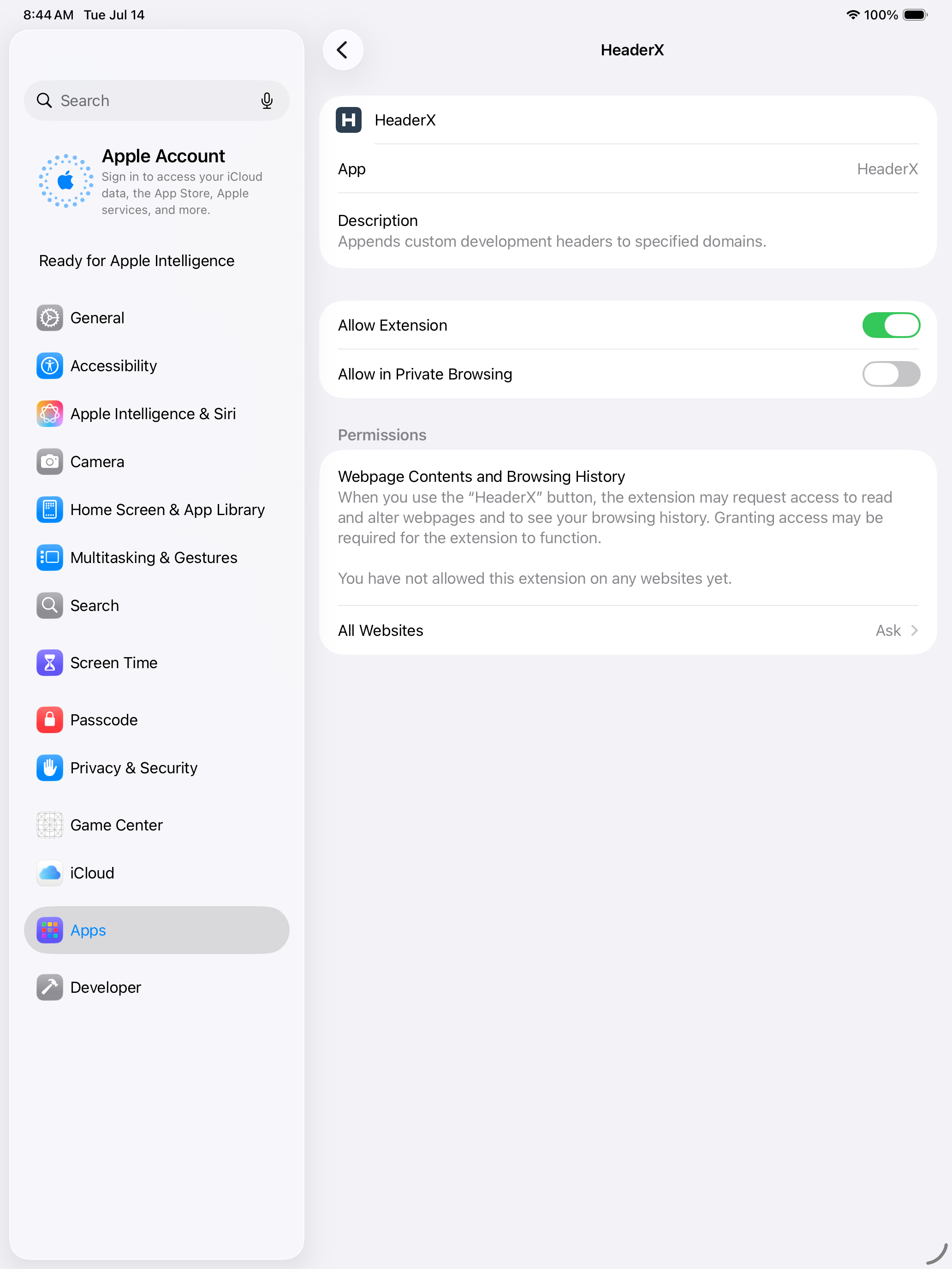 HeaderX screenshot 7