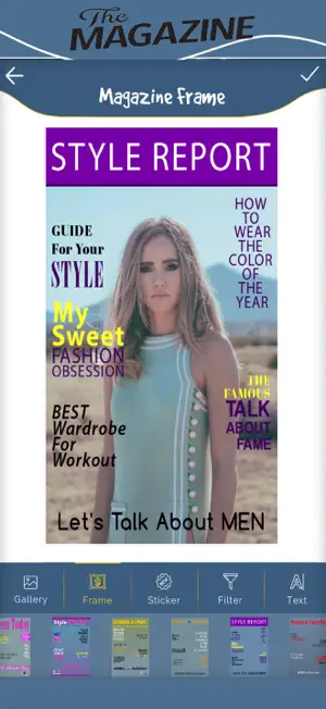 Magazine Cover - Frame Studio screenshot 4