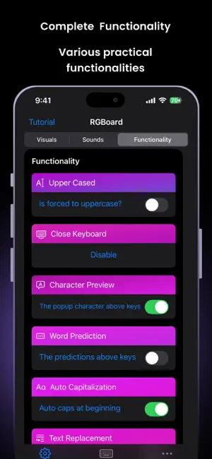 RGBoard: Animated Keyboard screenshot 2
