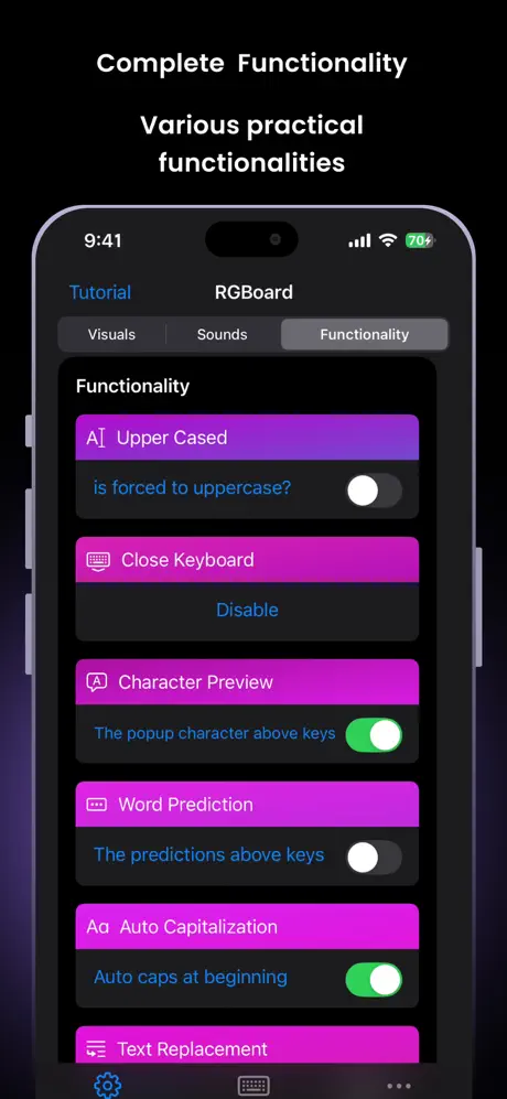 RGBoard screenshot 2