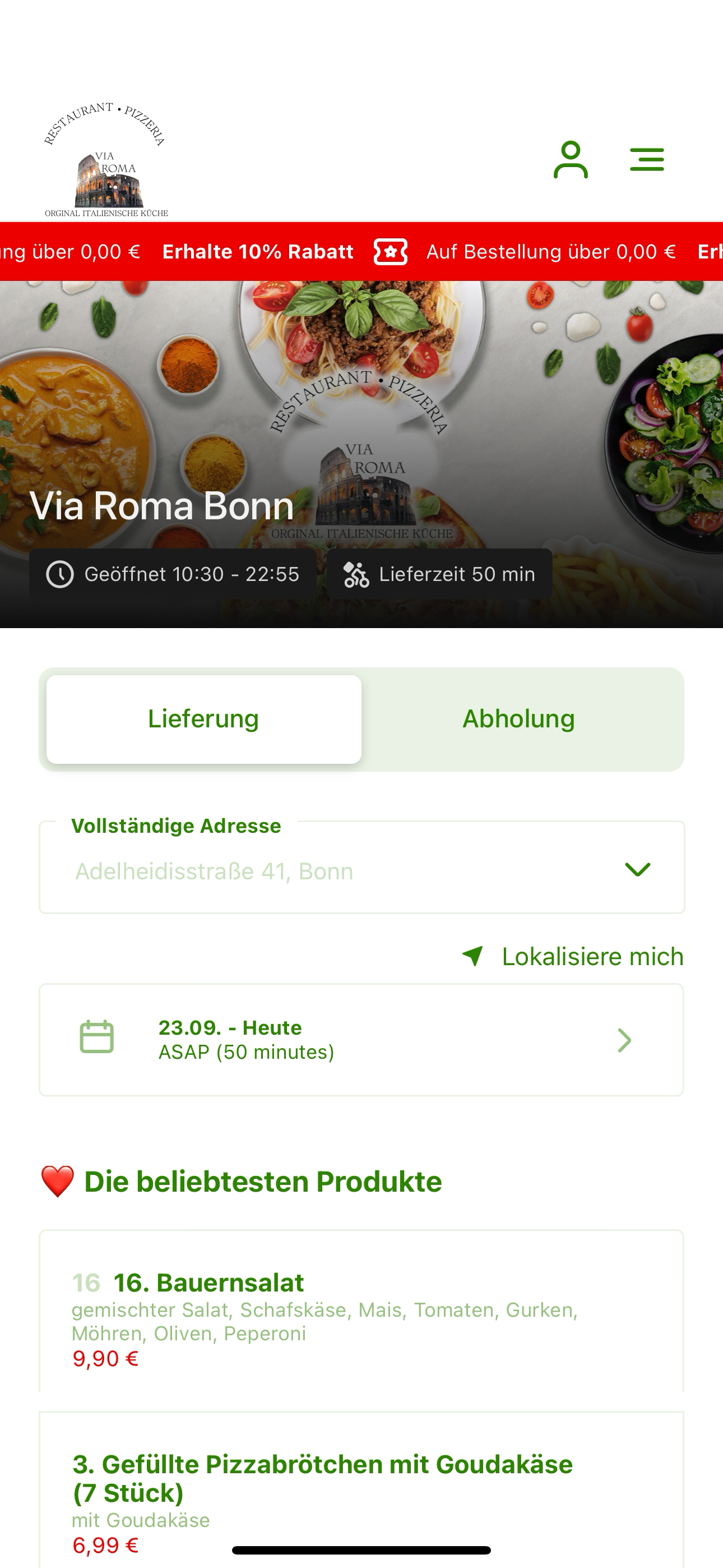 Via Roma Bonn Restaurant screenshot 3