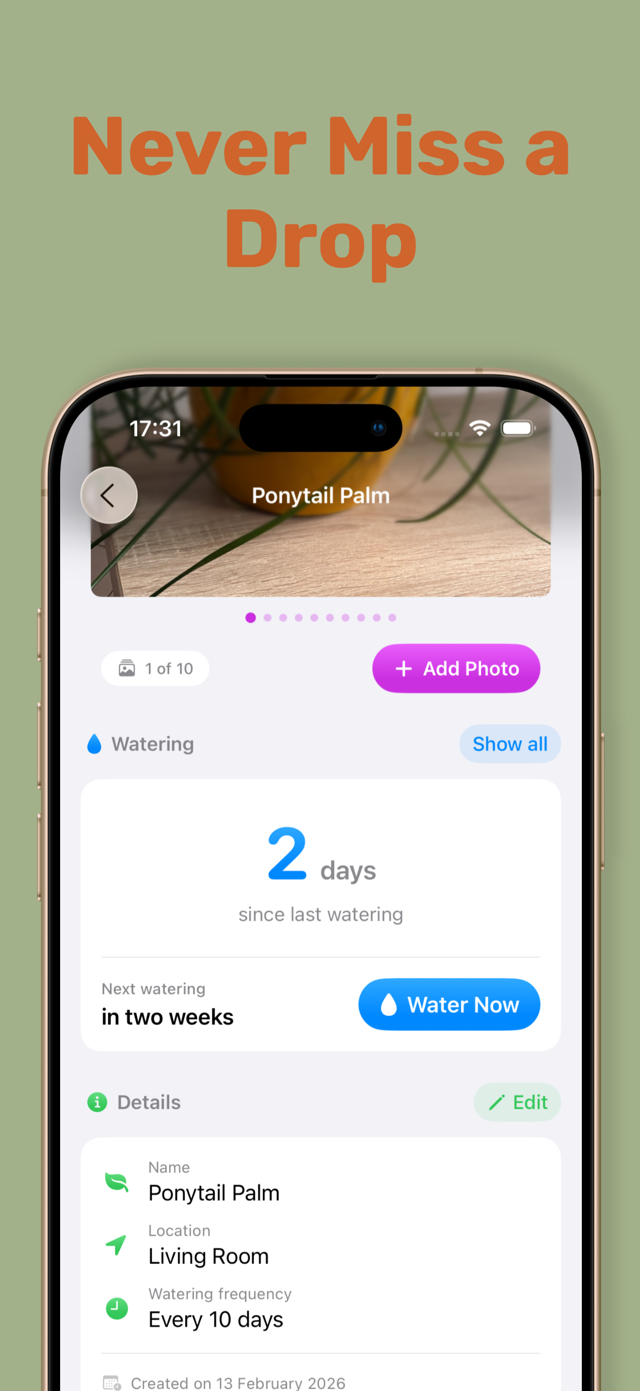 Brotto: Plant Care & Diary