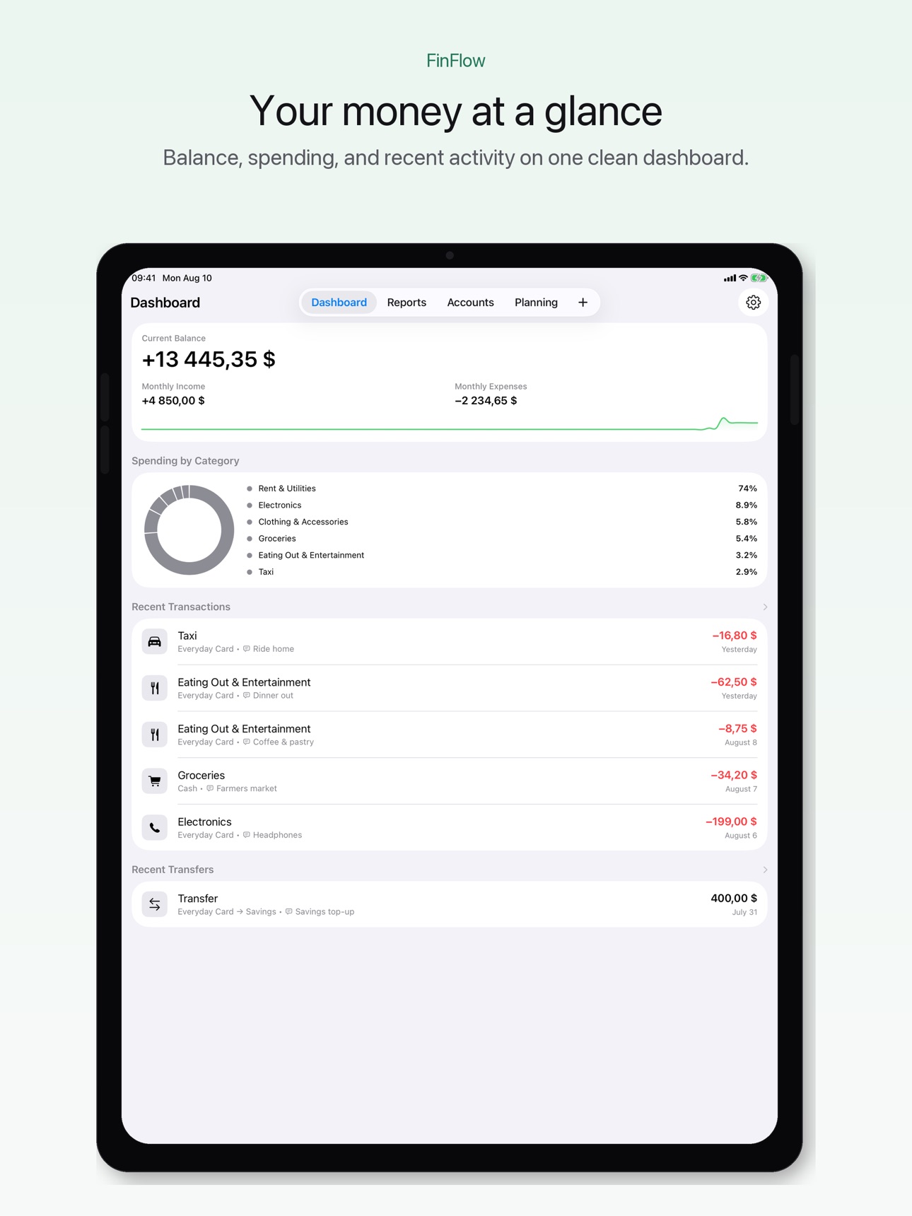 Screenshot 5 of FinFlow: Money Manager