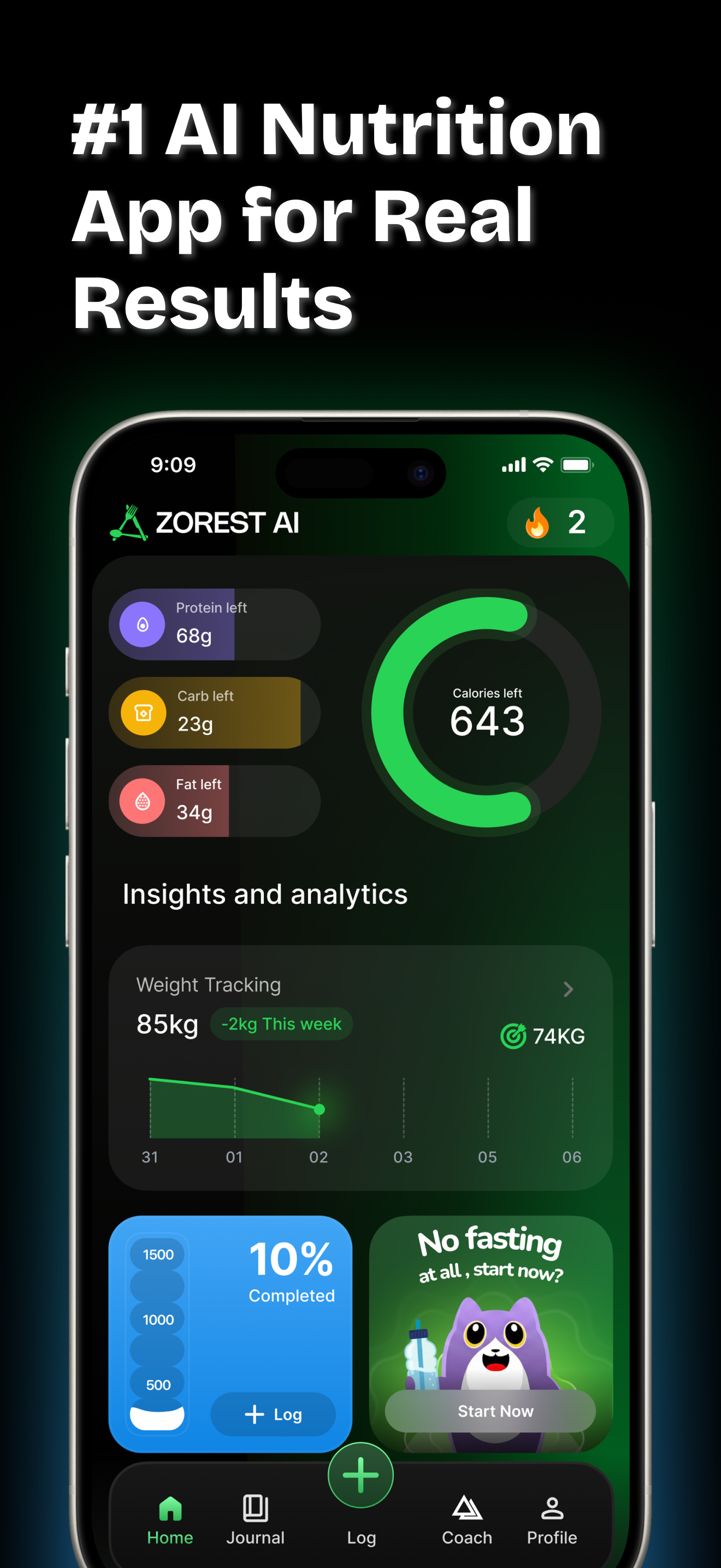 Calorie Counter: Zorest AI