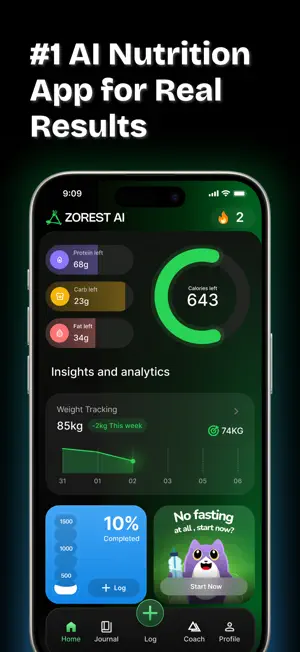 Calorie Counter: Zorest AI screenshot 1