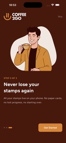 Coffee2GO App screenshot