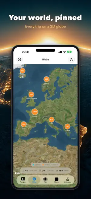 PhotoFlight: Travel Photo Map screenshot 2