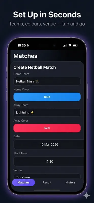 NETCALL - Netball Umpire App screenshot 1 of 6