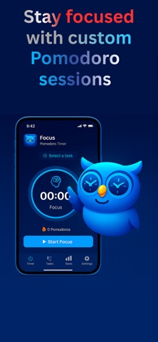 Focus: Custom Pomodoro Timer Screenshot 1 of 5