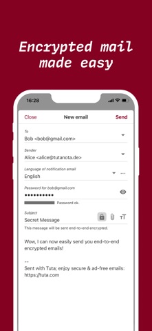 Tuta Mail: Secure Email screenshot