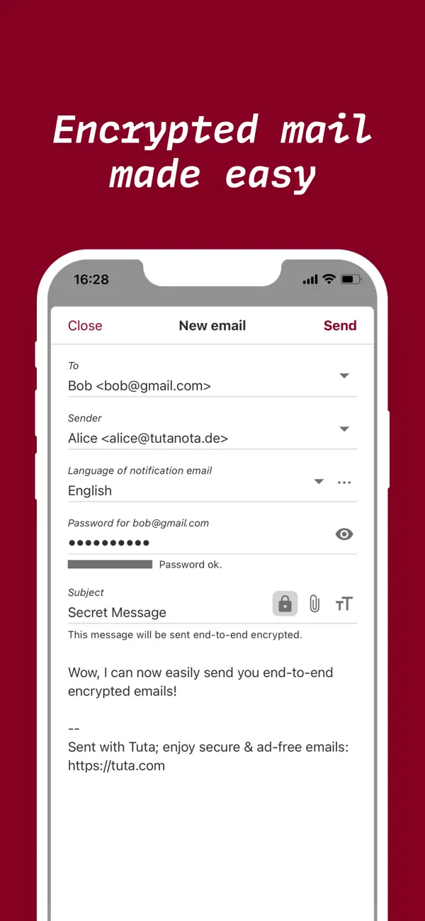 Screenshot #2 pour Tuta Mail: Secure Email