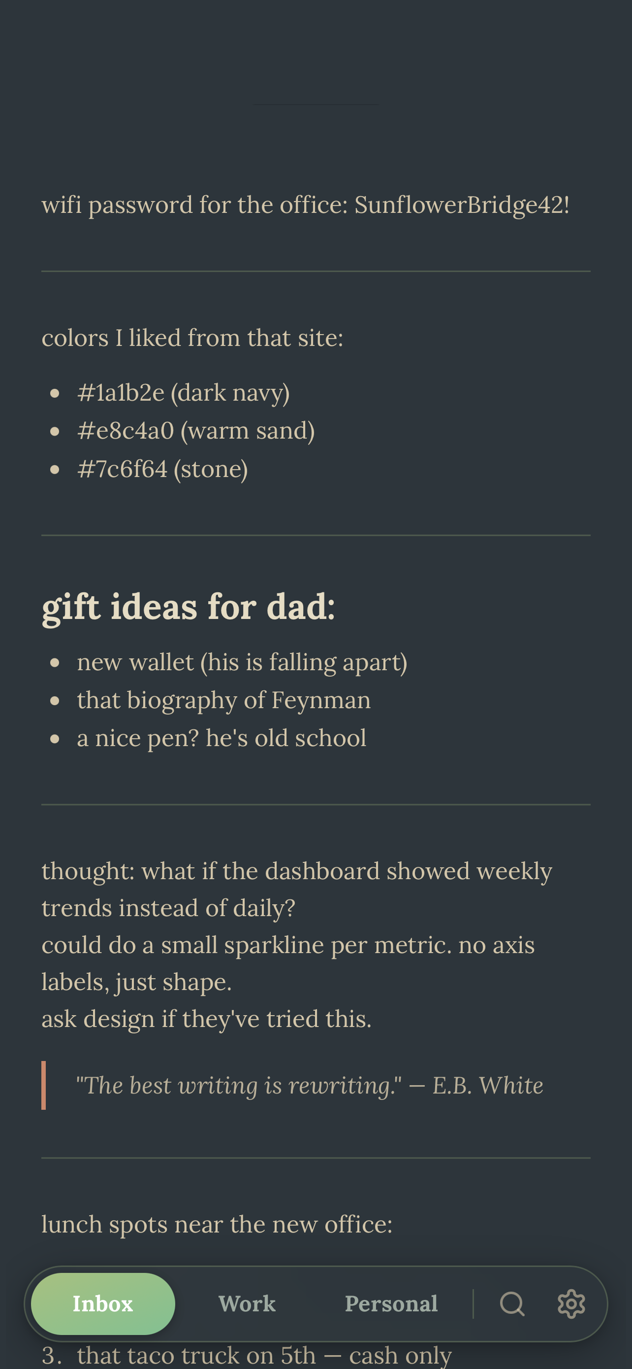 Benchpad — Scratchpad Notes screenshot 5