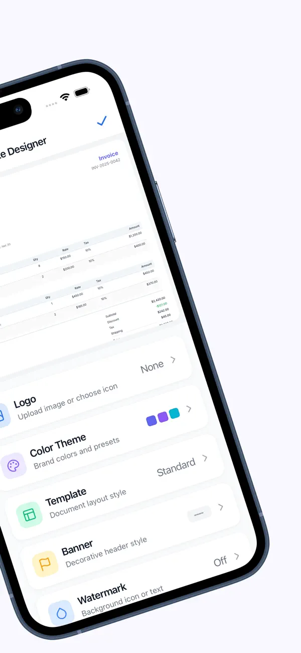 Screenshot #3 pour Invoice Maker by InvoiceOwl