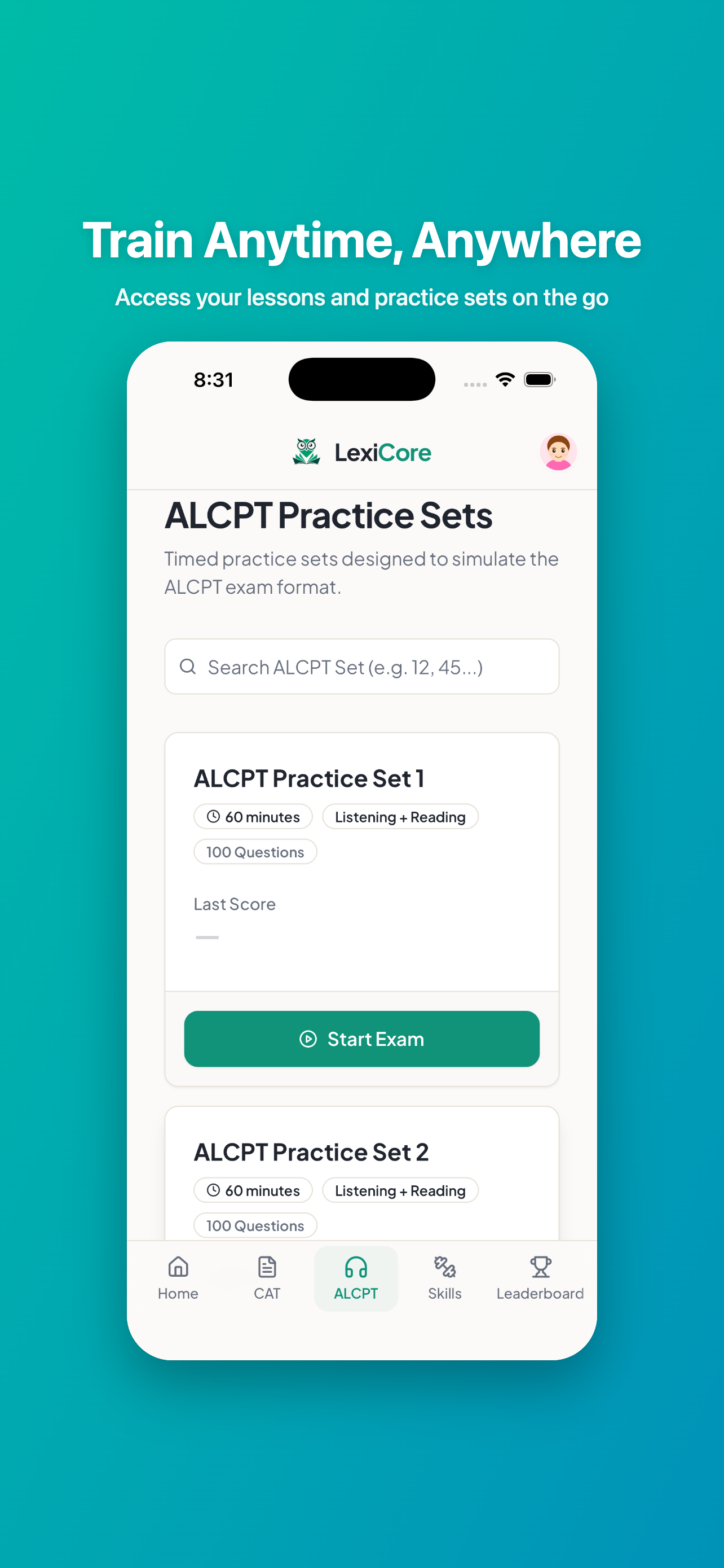 ALCPT CAT Practice – LexiCore screenshot 3