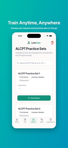 ALCPT CAT Practice – LexiCore Screenshot 3 of 10