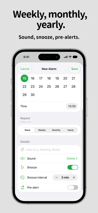 Toki - Date & Time Alarm Screenshot 2 of 5
