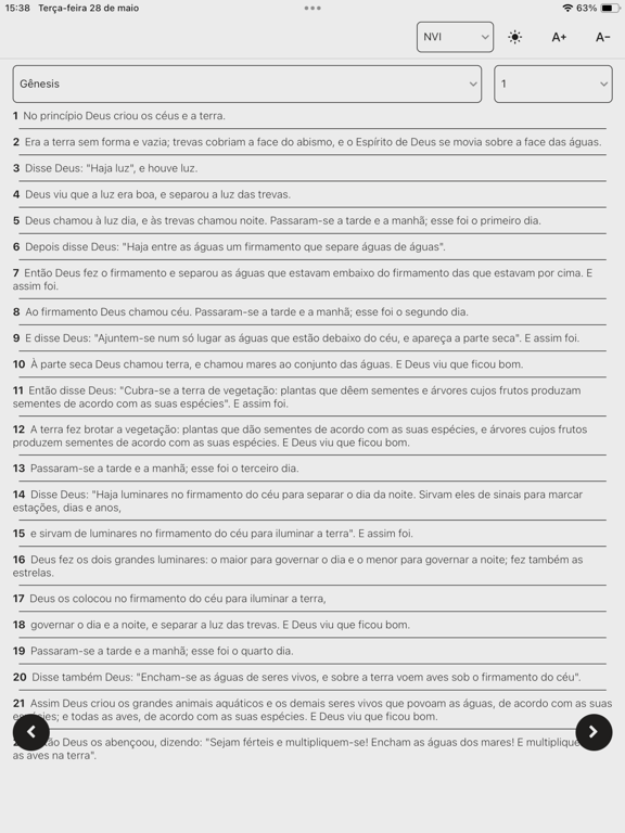Minha Bíblia iPad screenshot 1 - Reference app
