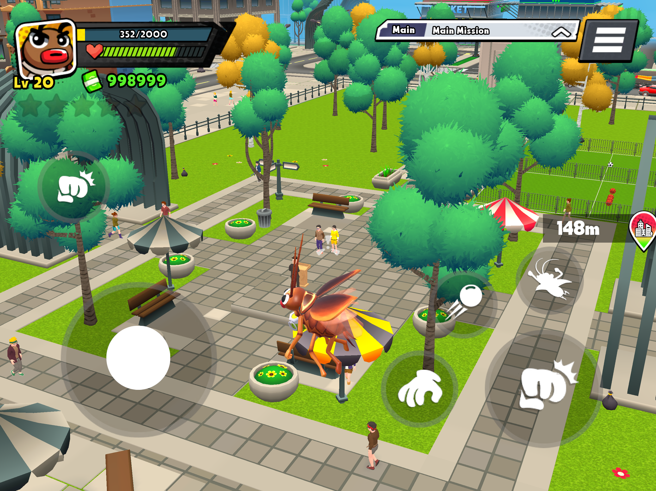 Cockroach Prank: City Chaos screenshot 8