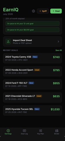 EarnIQ: Commission Tracker Screenshot 2 of 6