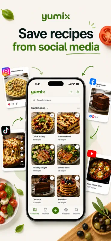 Yumix: Recipes & Meal Planner screenshot 1 of 6
