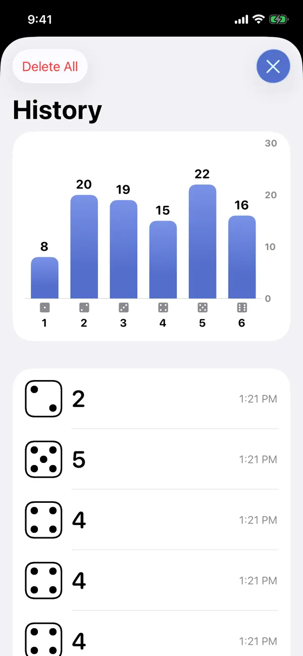 Screenshot #2 pour Just a Simple Dice App