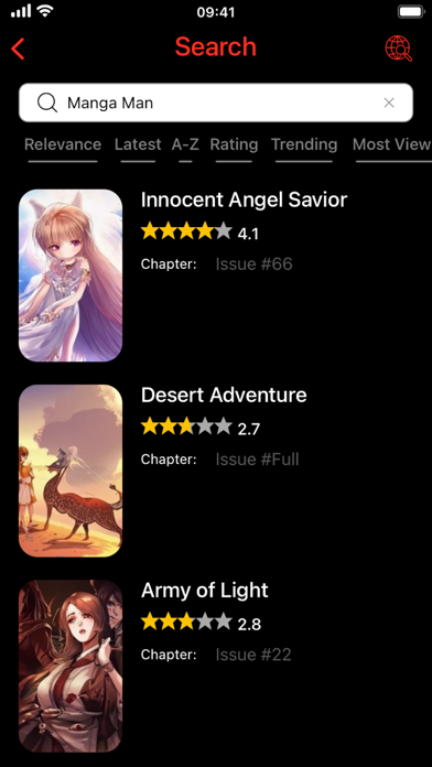 Manga Reader - Best Manga Man Screenshot
