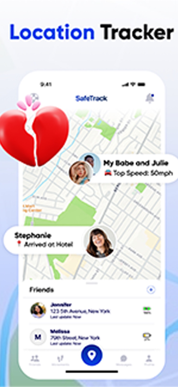 Location Tracker By Safe Track iphone screenshot 1
