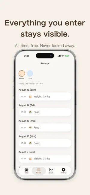 Pawbook: Pet Health Record screenshot 2