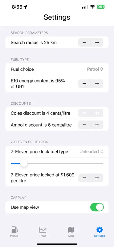 NSW Fuel Price screenshot 5 of 7