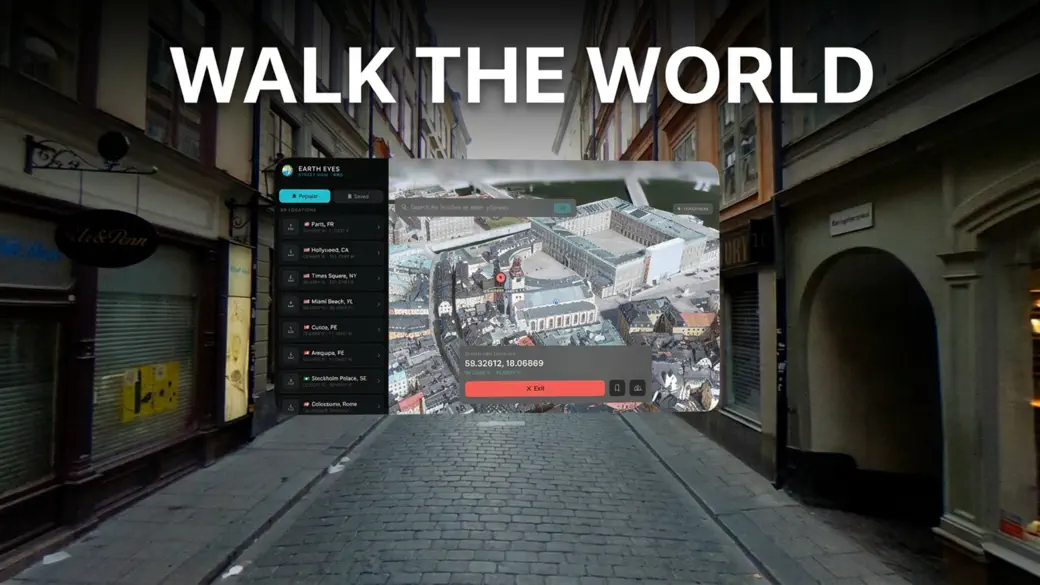 Screenshot #2 pour xrStreetview: Exploration RA