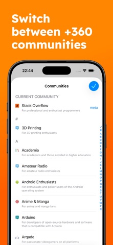 Stack Overflow Client iPhone screenshot