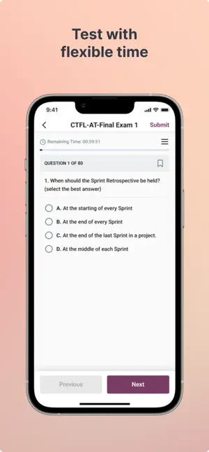 ISTQB Agile Exam Simulator screenshot 4