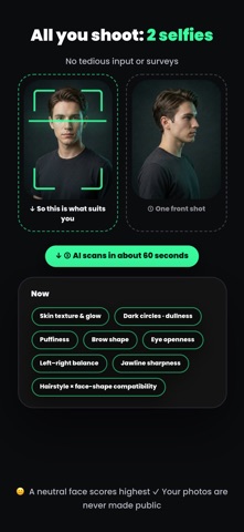 AI Face Rating & Looksmaxxing Screenshot 8 of 10