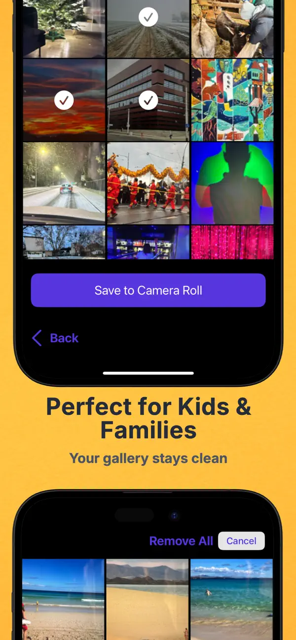 Screenshot #3 pour NoMess Camera: Photos Enfants