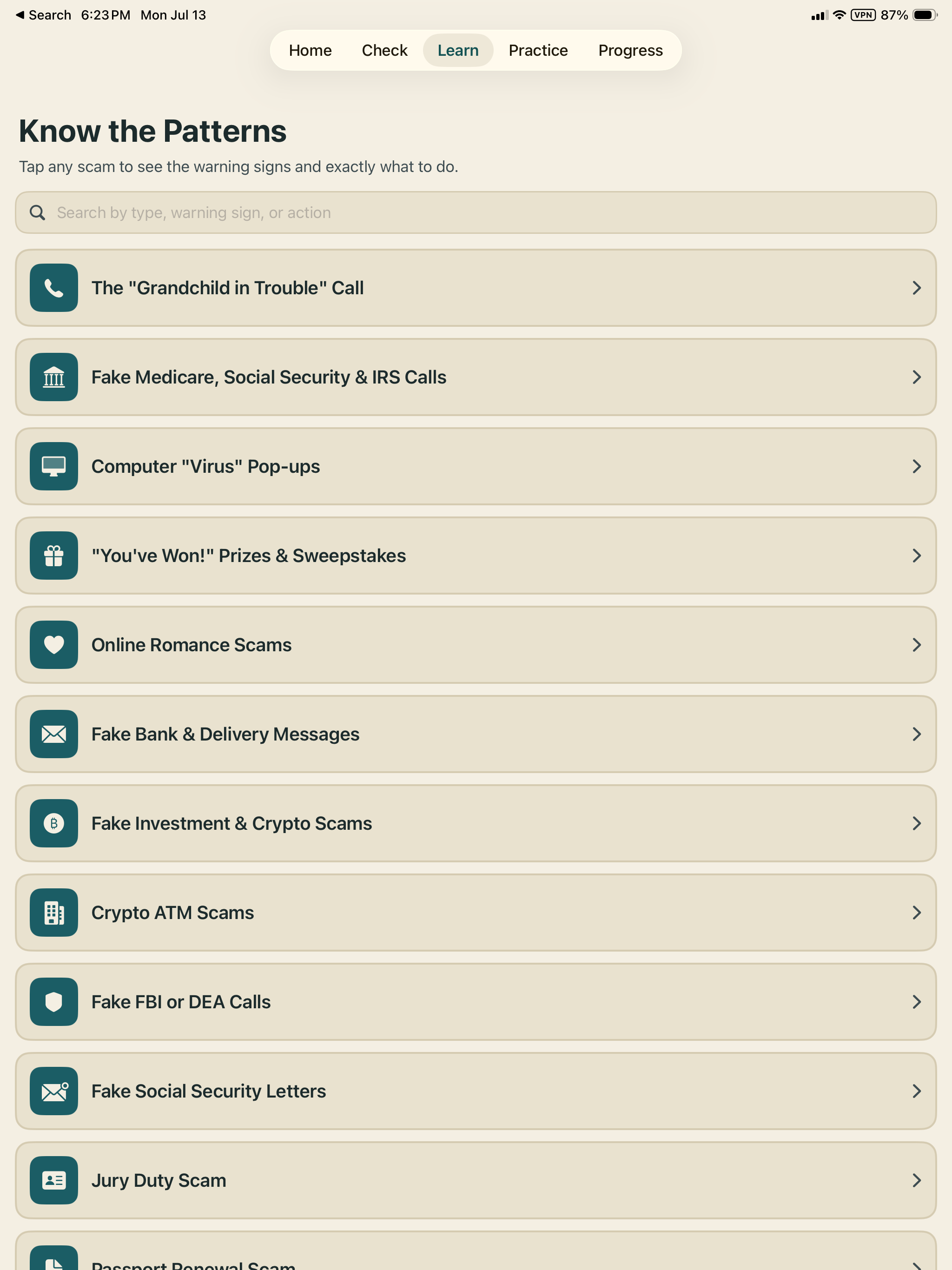 ScamVu screenshot 9